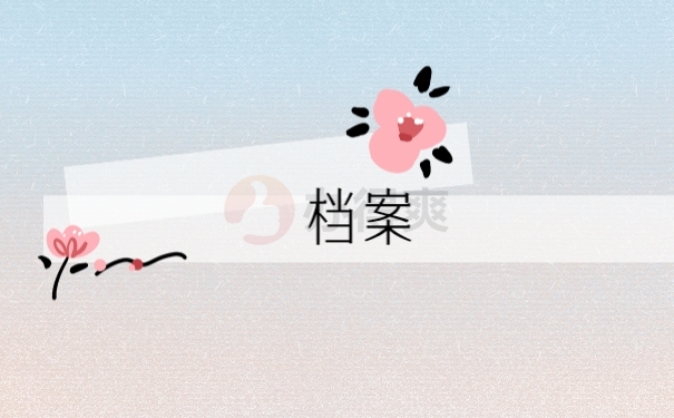 档案