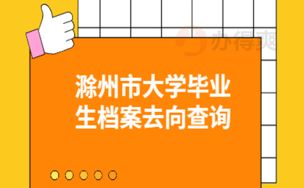 滁州市大学毕业生档案去向查询 、