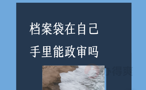 档案袋在自己手里能政审吗