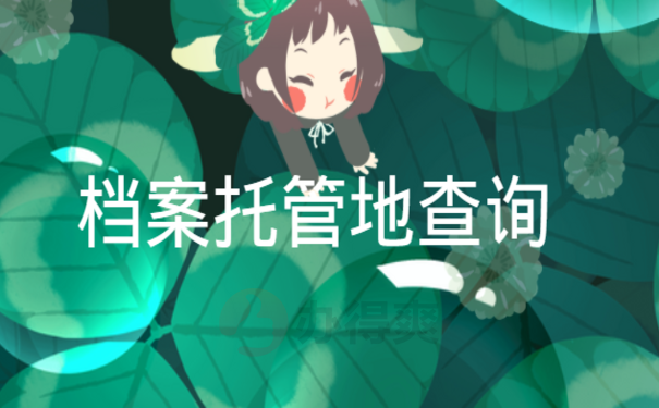 档案托管地查询