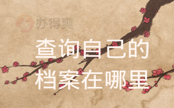 查询自己的档案在哪里