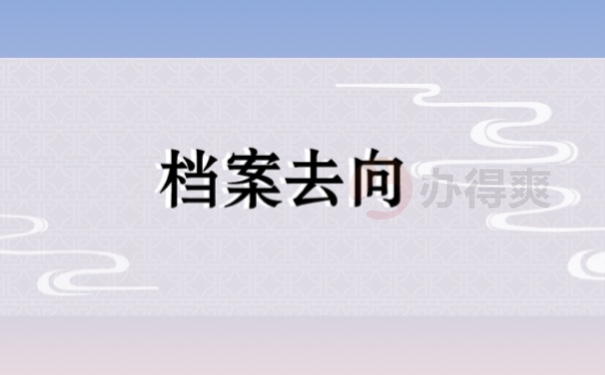 档案去向