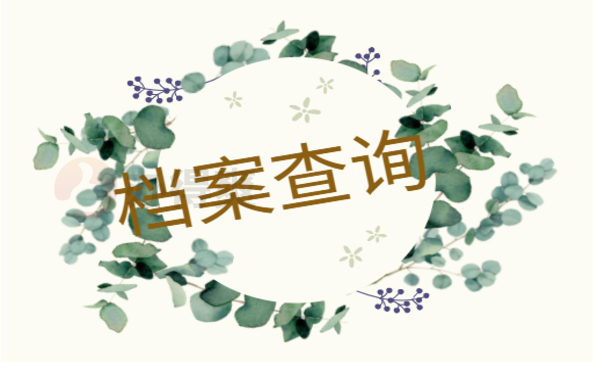 档案怎么查询