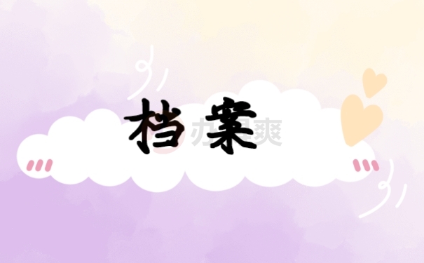 档案