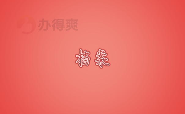 档案