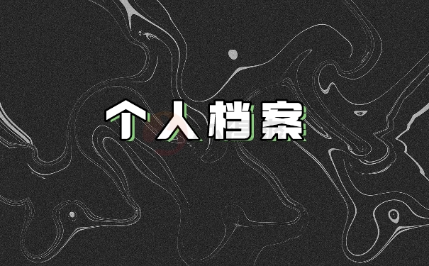 个人档案