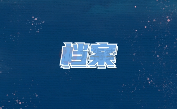 档案