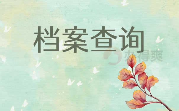 档案查询