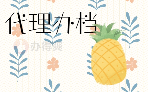 代理办档