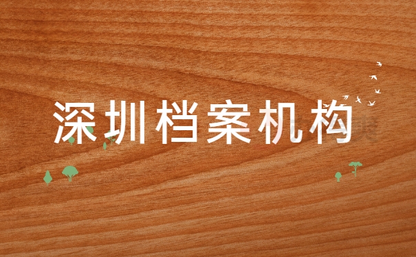 深圳档案机构