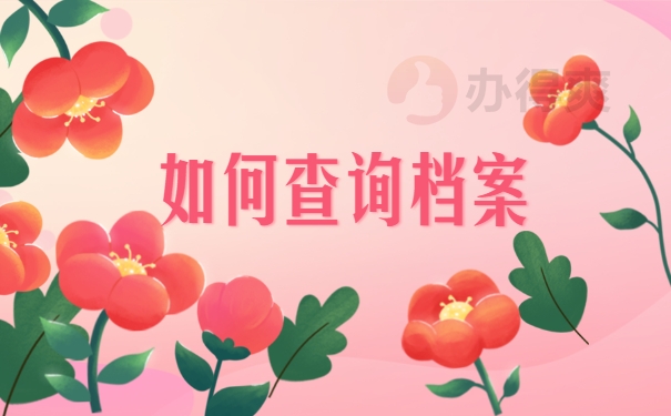 如何查询档案