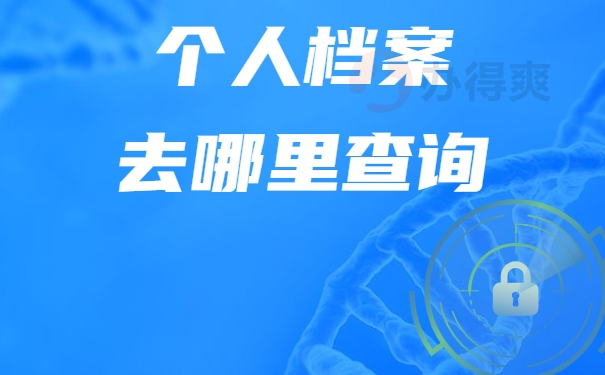 个人档案应该去哪里查询
