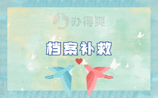 档案补救
