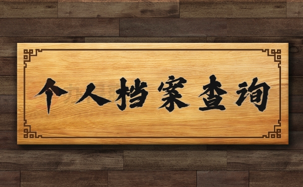 个人档案查询