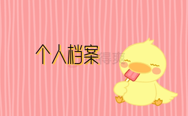 个人档案