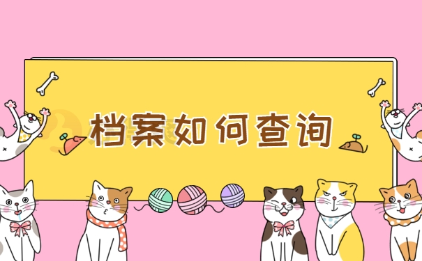 档案如何查询