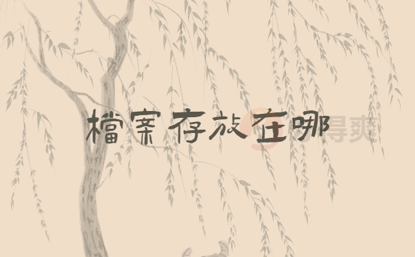 档案存放