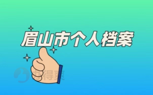 眉山市个人档案