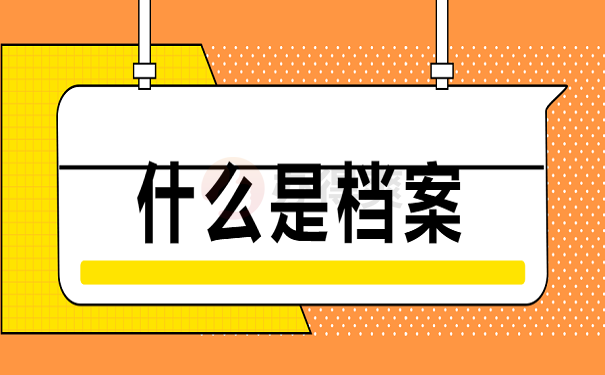 什么是档案