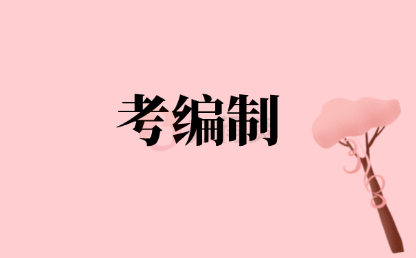 （考编制）
