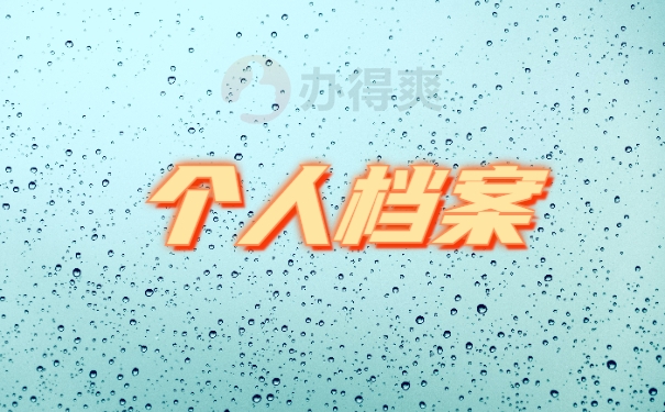 个人档案
