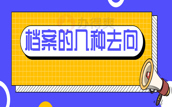 档案的几种去向