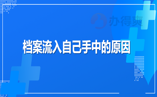 档案流入自己手中的原因