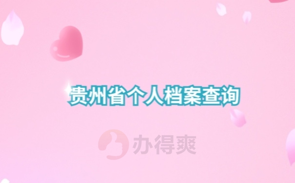 档案查询流程
