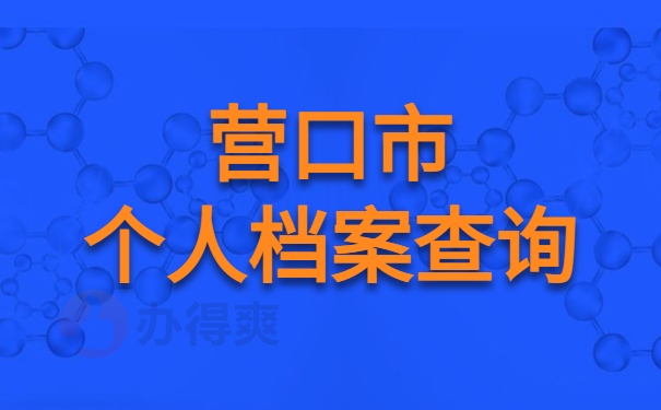 营口市个人档案查询