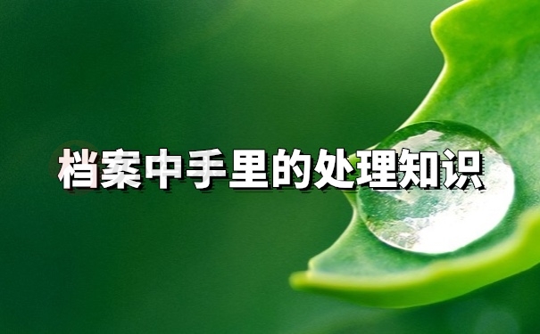 档案激活