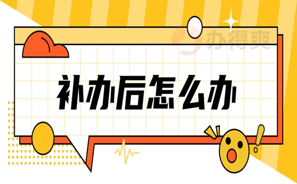 补办的后续
