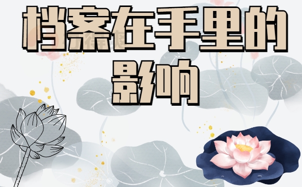 档案在自己手里 的影响