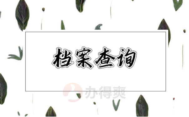 档案查询
