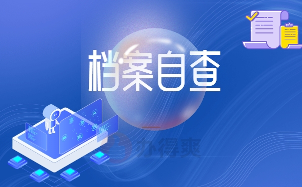 档案自查
