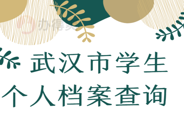 武汉市学生个人档案查询