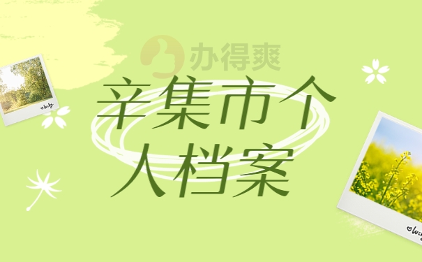 辛集市个人档案