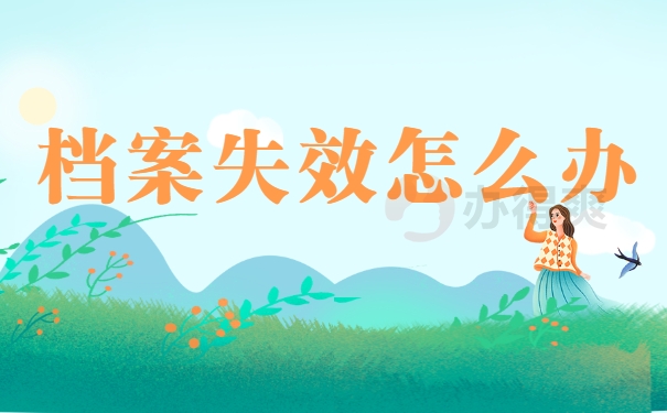 档案失效怎么办