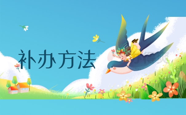 补办方法