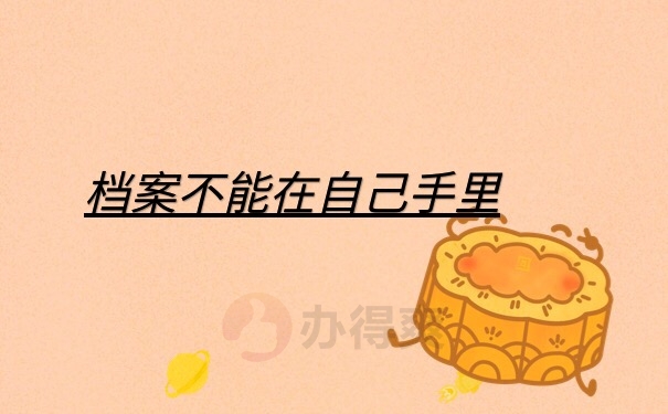 档案在自己手里