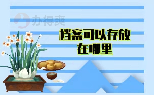 档案可以存放在哪里