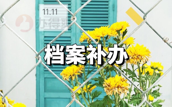 档案补办