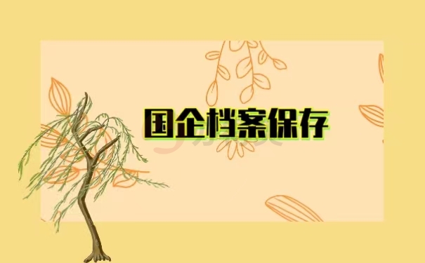 国企档案保存