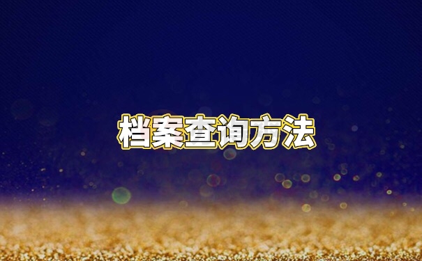 档案查询