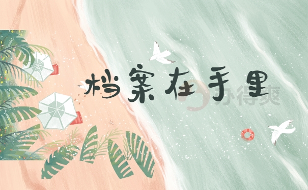 档案在手里