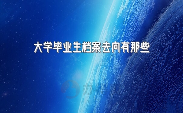 档案去向