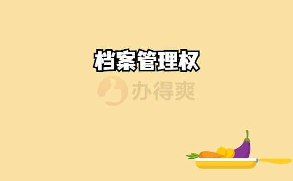 档案管理权