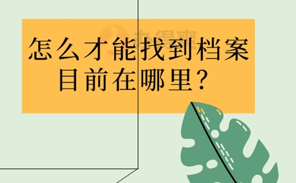 档案怎么查询