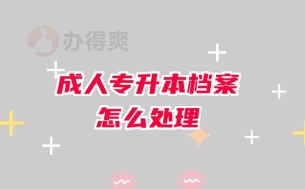 专升本档案