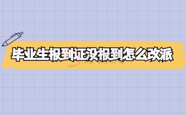 报到证改派