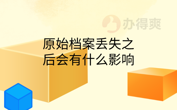 档案丢失的影响